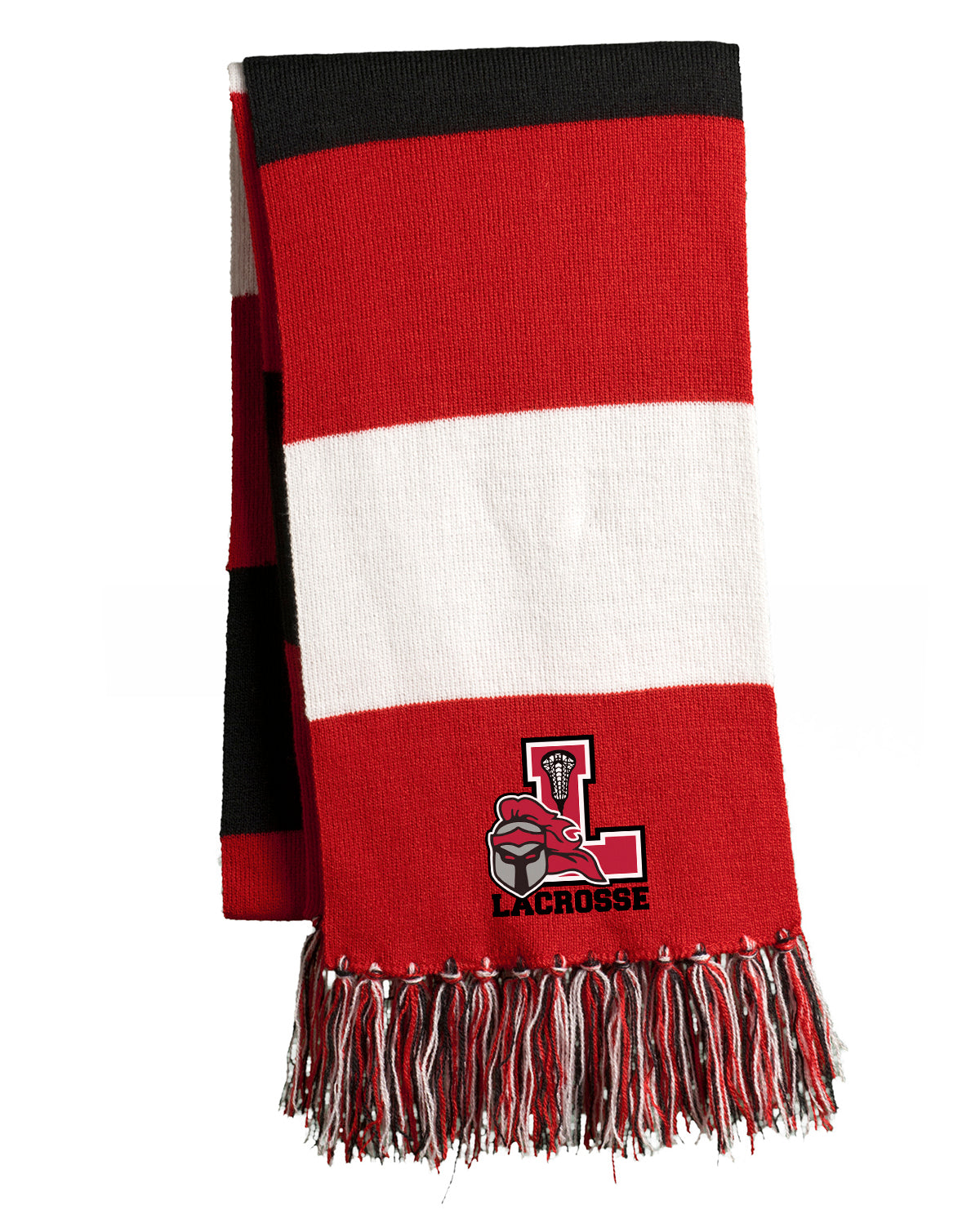 Lancaster Legends Lacrosse Red/Black/White Team Scarf