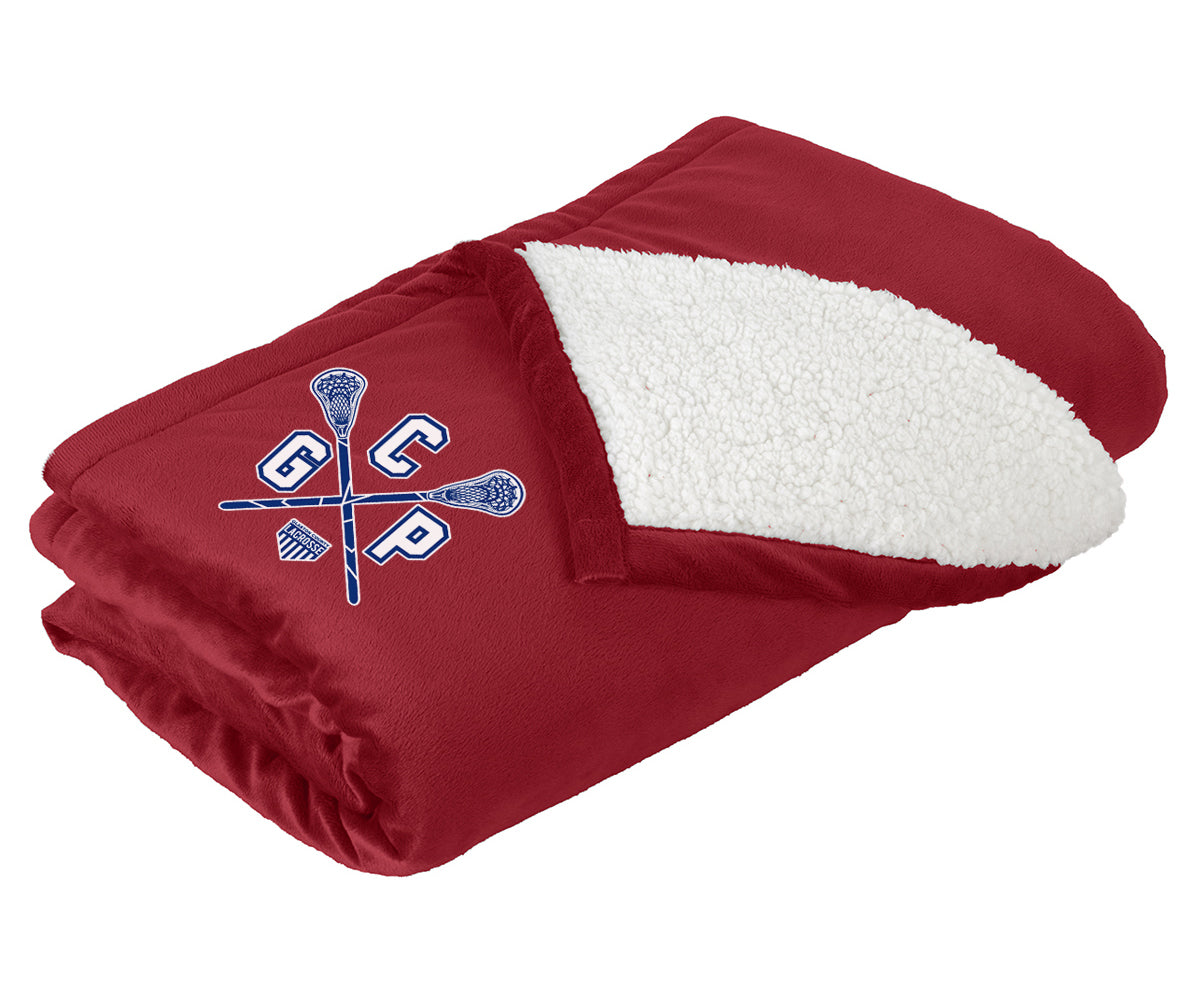 GCP Lacrosse Red Blanket