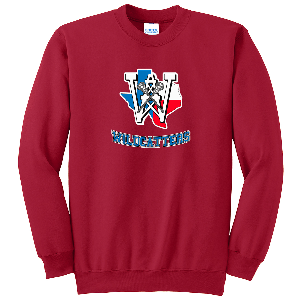 Wildcatters Lax Crew Neck Sweater