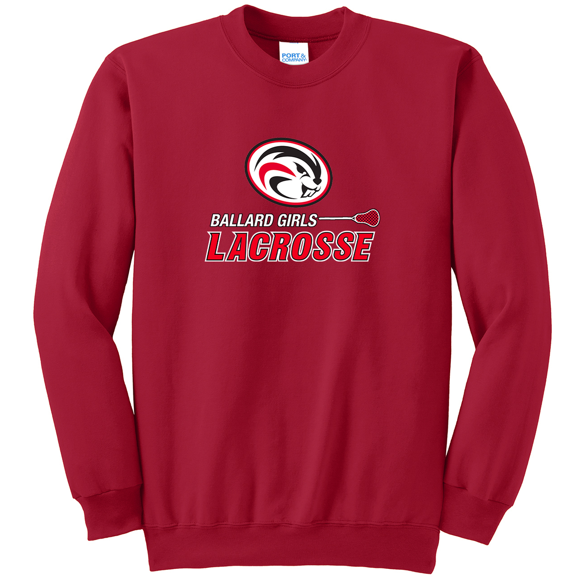 Ballard HS Girls Lacrosse Crew Neck Sweater