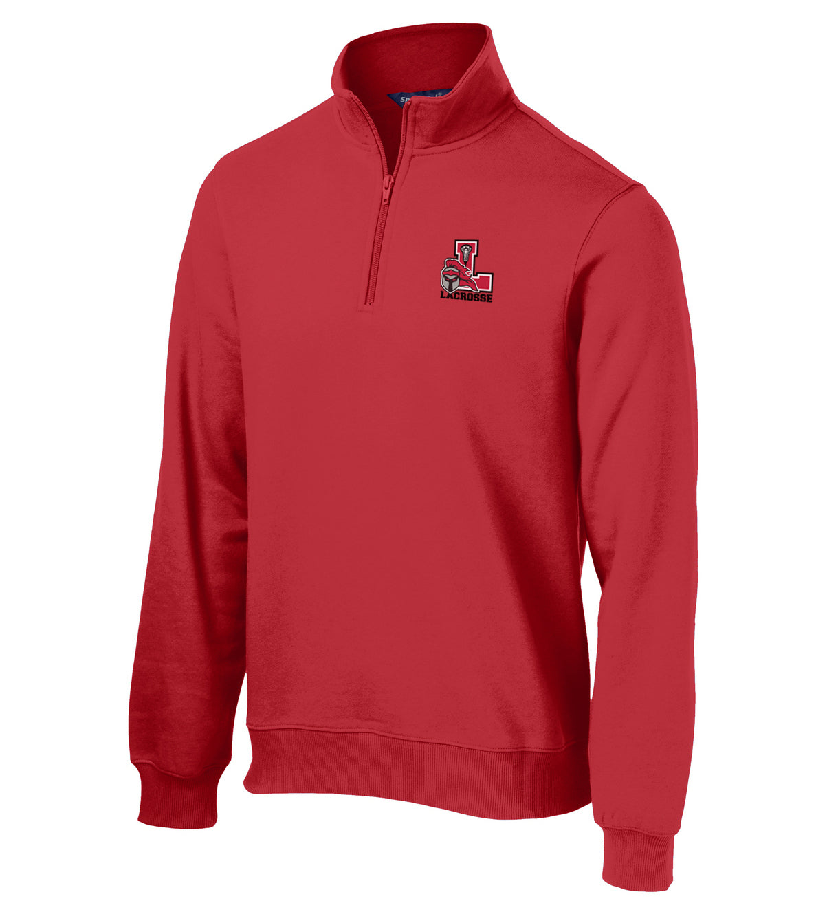 Lancaster Legends Lacrosse Red 1/4 Zip Fleece