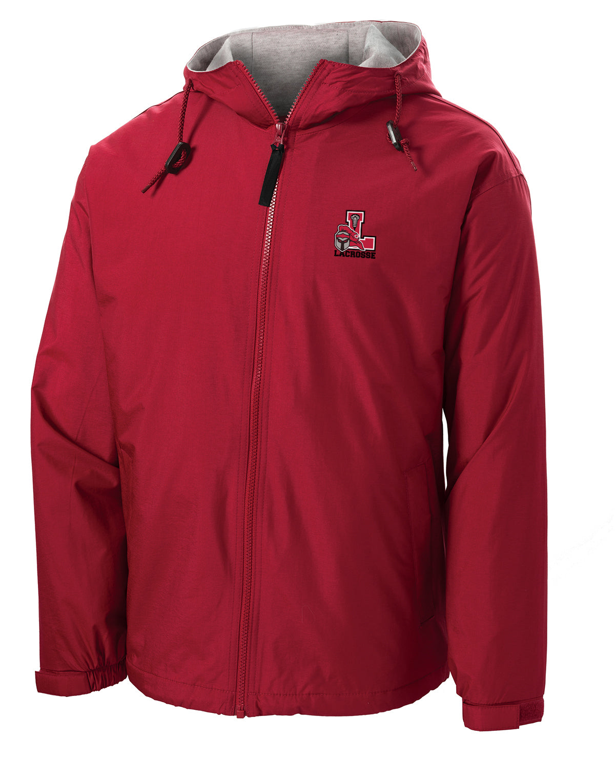 Lancaster Legends Lacrosse Red Hooded Jacket