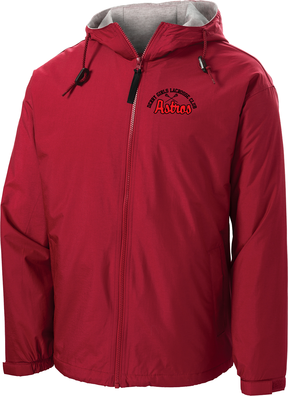 Derry Girls Lacrosse Red Hooded Jacket