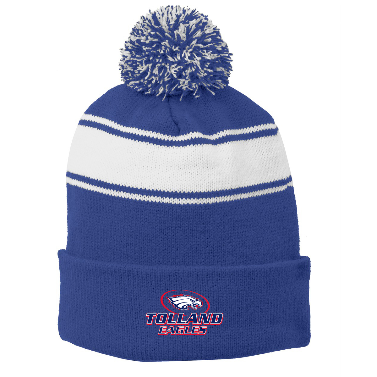 Tolland Football Pom Pom Beanie