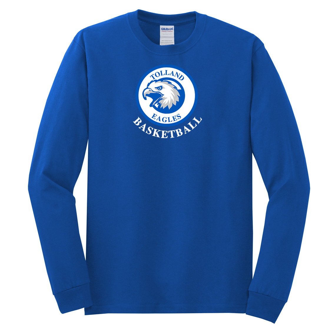 Tolland Travel Basketball Cotton Long Sleeve Shirt