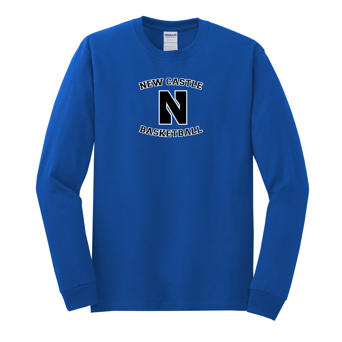 New Castle Basketball Cotton Long Sleeve Shirt
