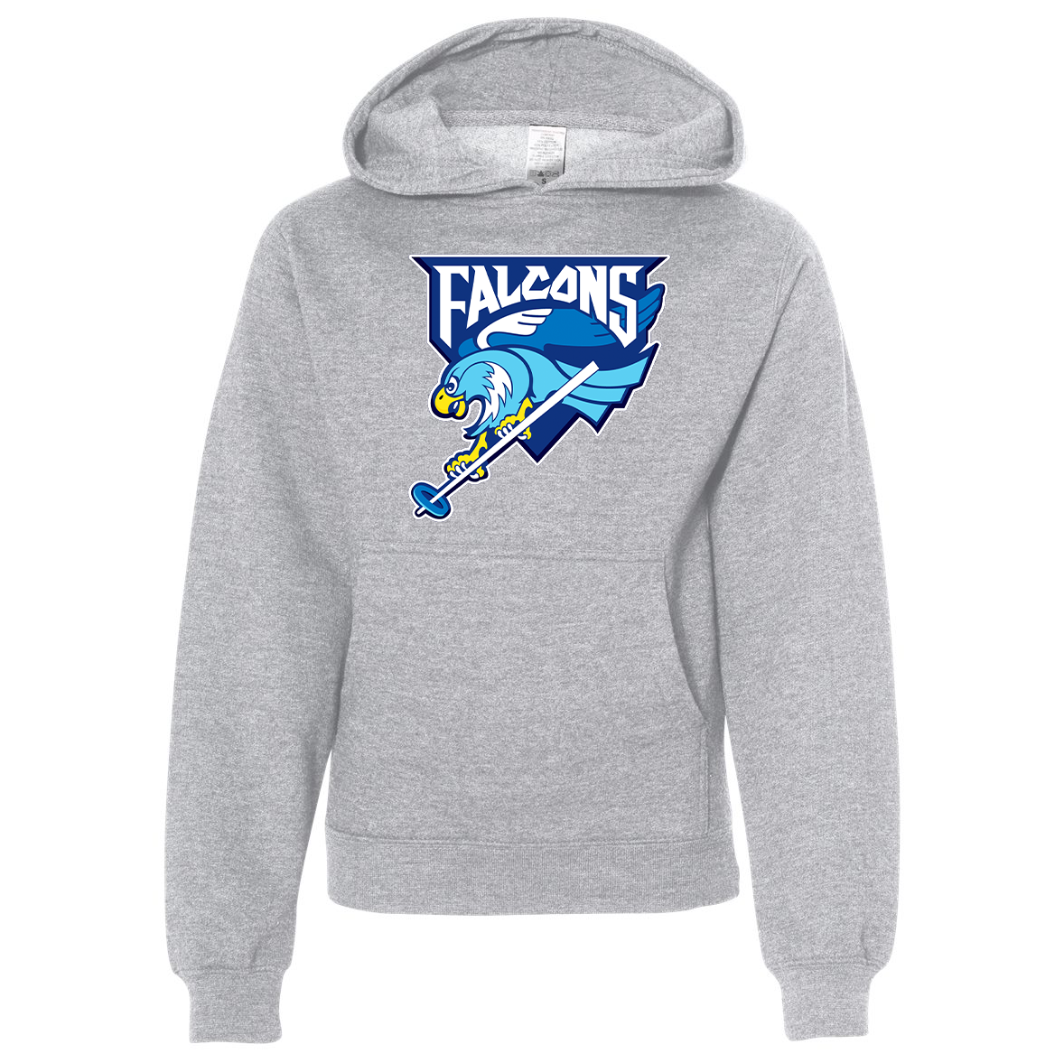 Falcons Ringettes Youth Midweight Hooded Sweatshirt