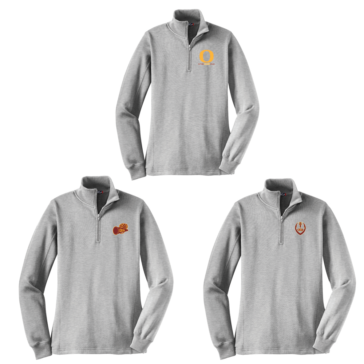 Oxford Golden Bears Women's 1/4 Zip Fleece