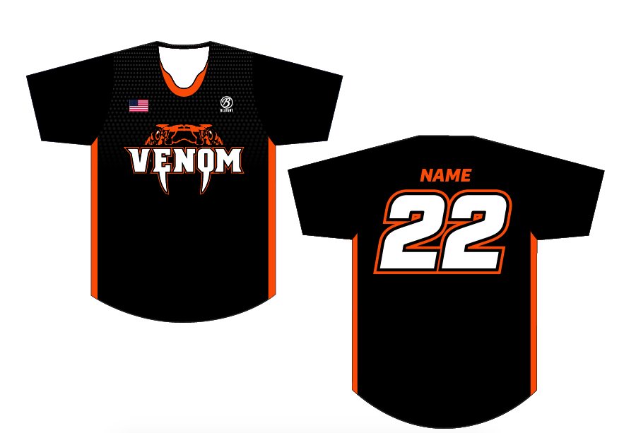Venom baseball deals jersey