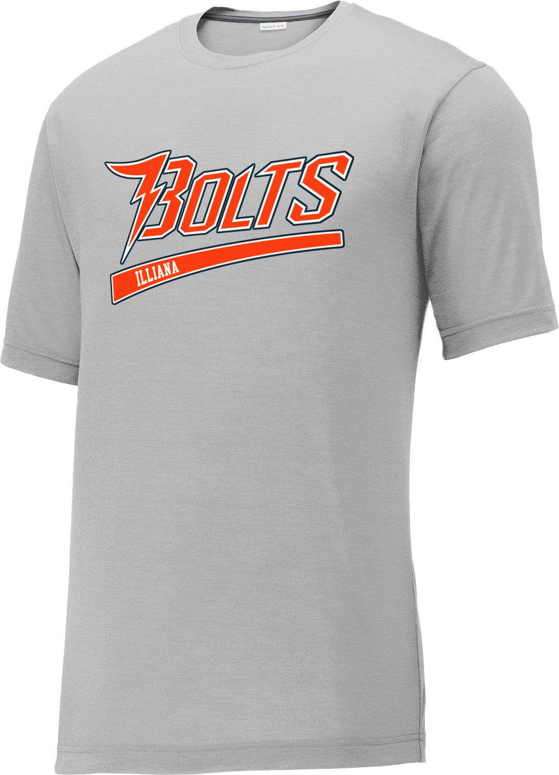 Illiana Thunderbolts Silver CottonTouch Performance T-Shirt