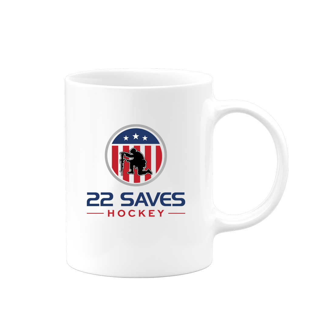 22 Saves Hockey Team Mug