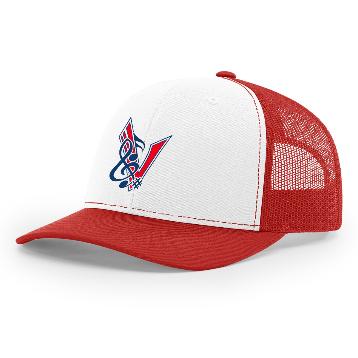 Fort Walton Beach Vikings Band Richardson Snapback Trucker Cap