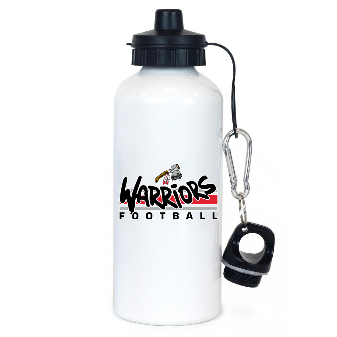 WV Warriors Football Team Water Bottle