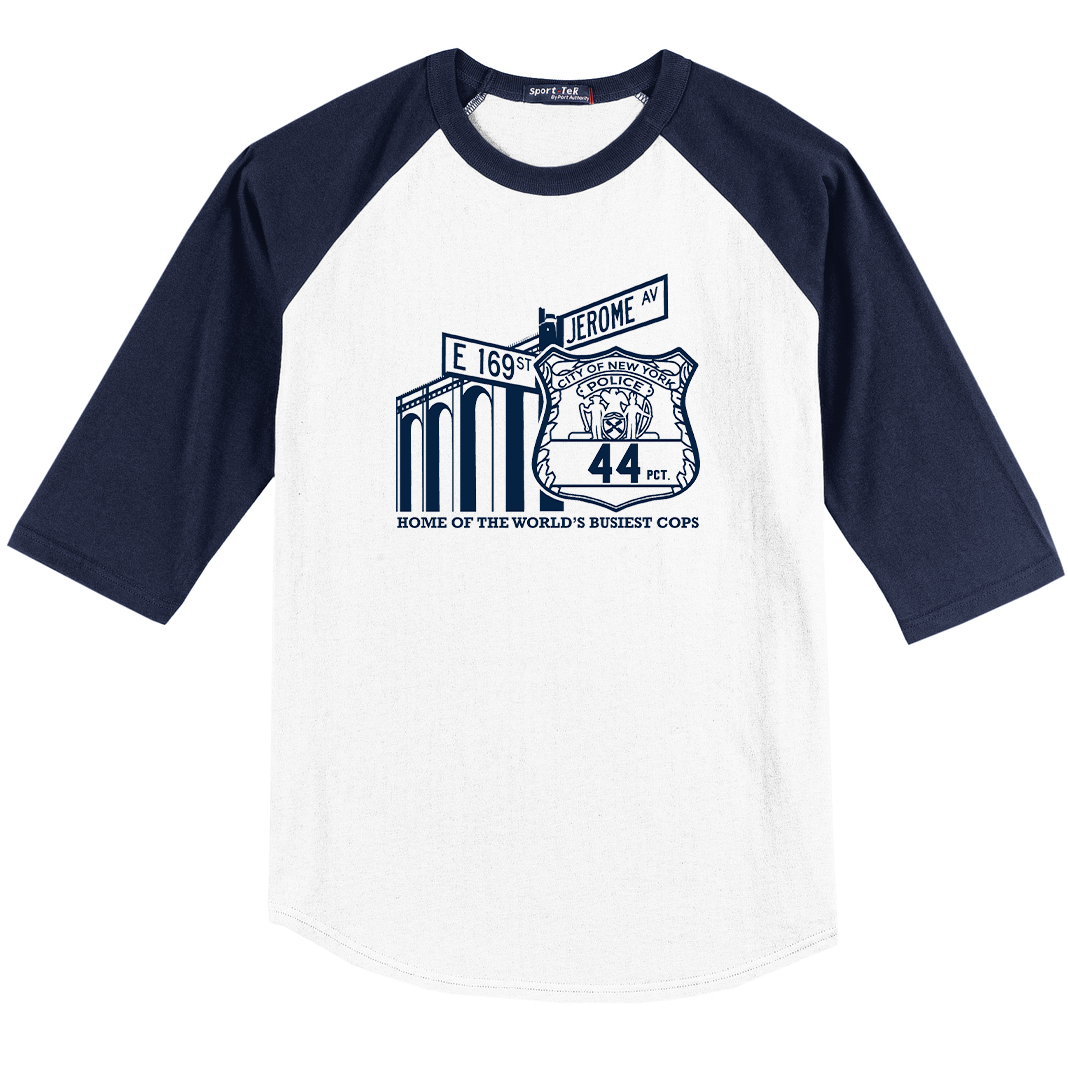 44th Precinct High Bridge 3/4 Sleeve Baseball Shirt