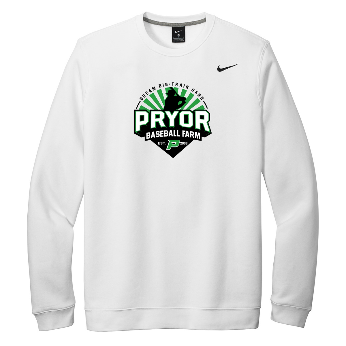 Pryor Baseball Farm Nike Fleece Crew Neck