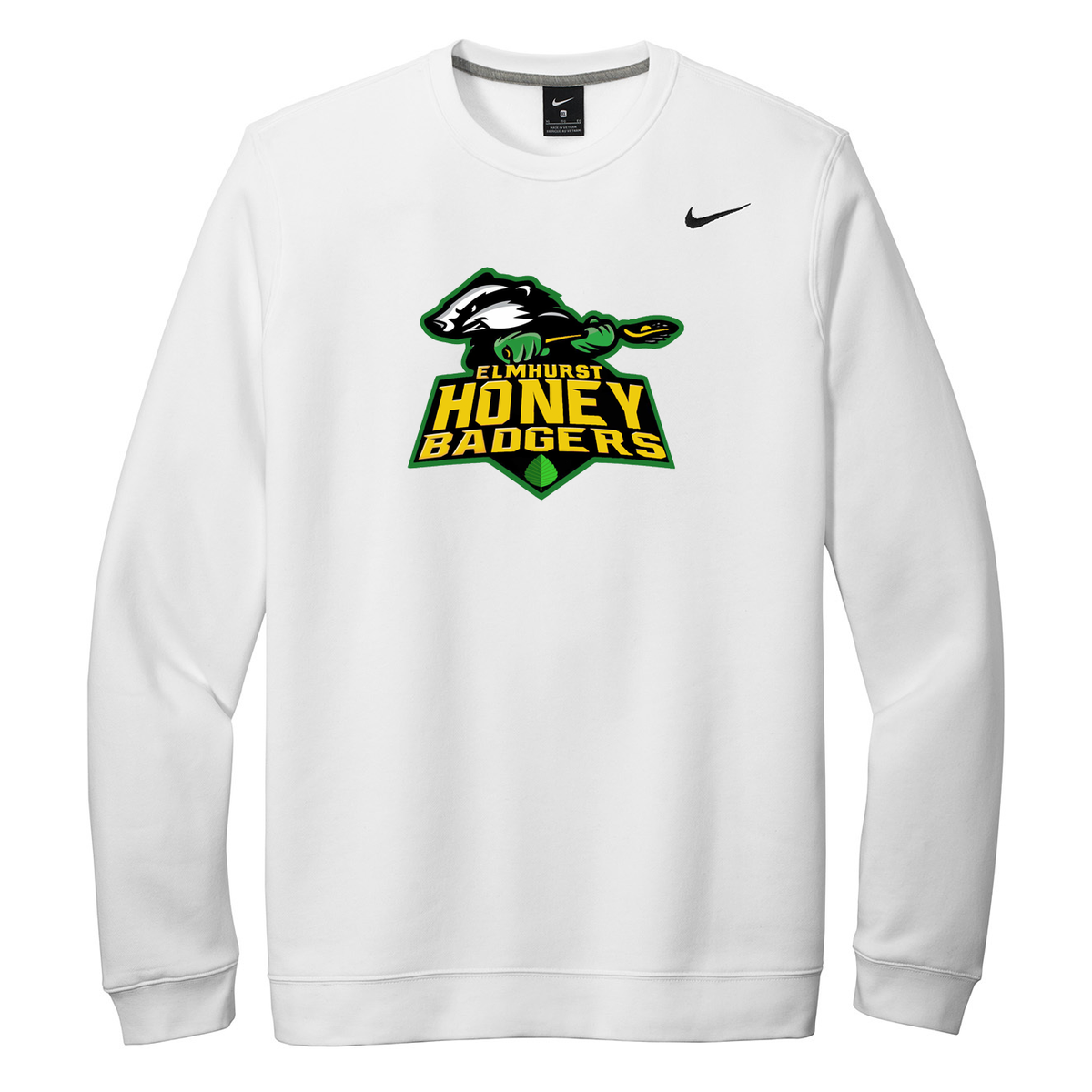 Elmhurst Honey Badgers Nike Fleece Crew Neck