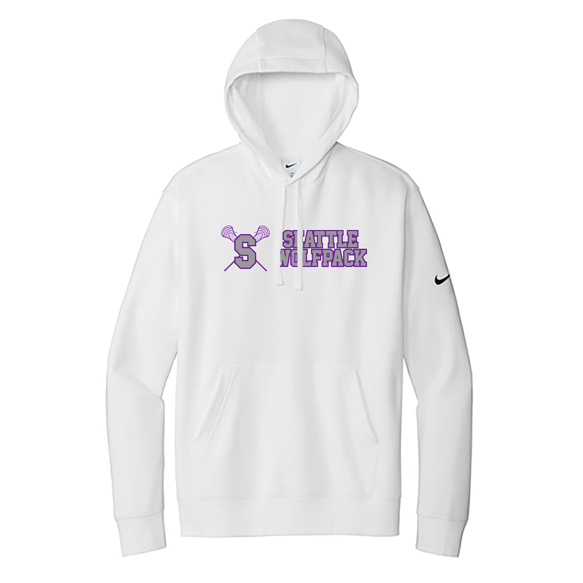 Seattle Wolfpack Nike Fleece Swoosh Hoodie