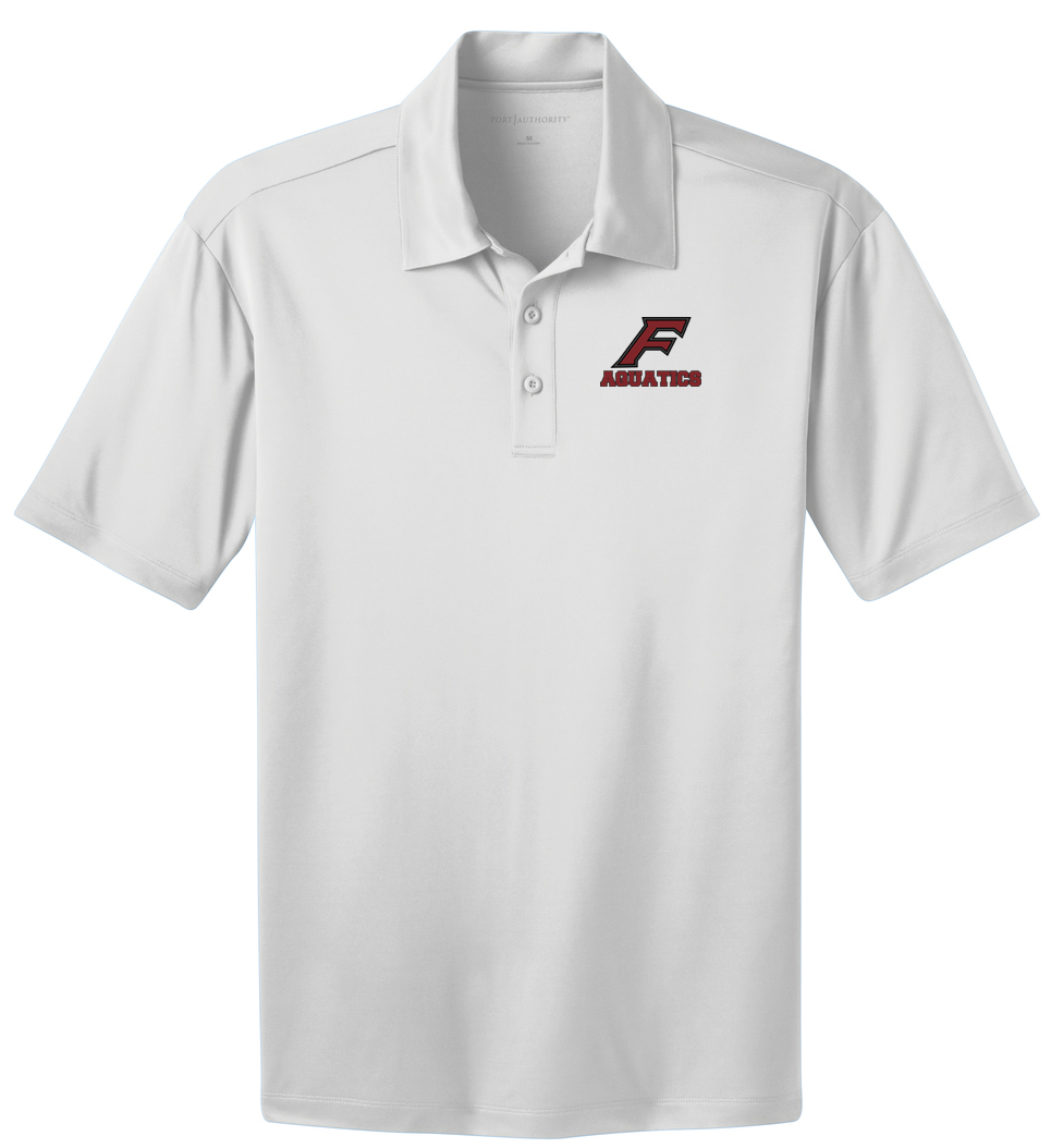 Farmington Aquatics White Polo