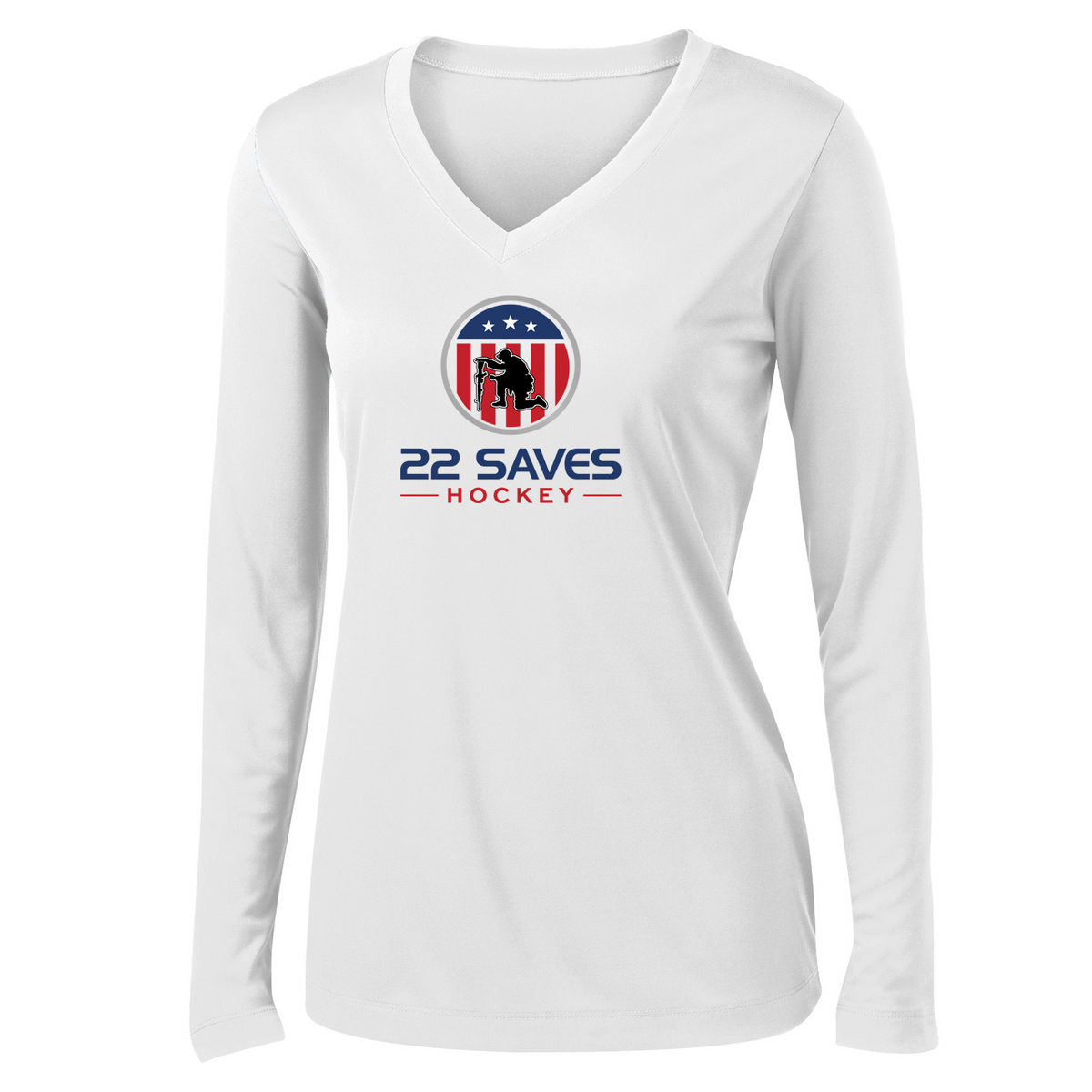 22 Saves Hockey Women's Long Sleeve Performance Shirt