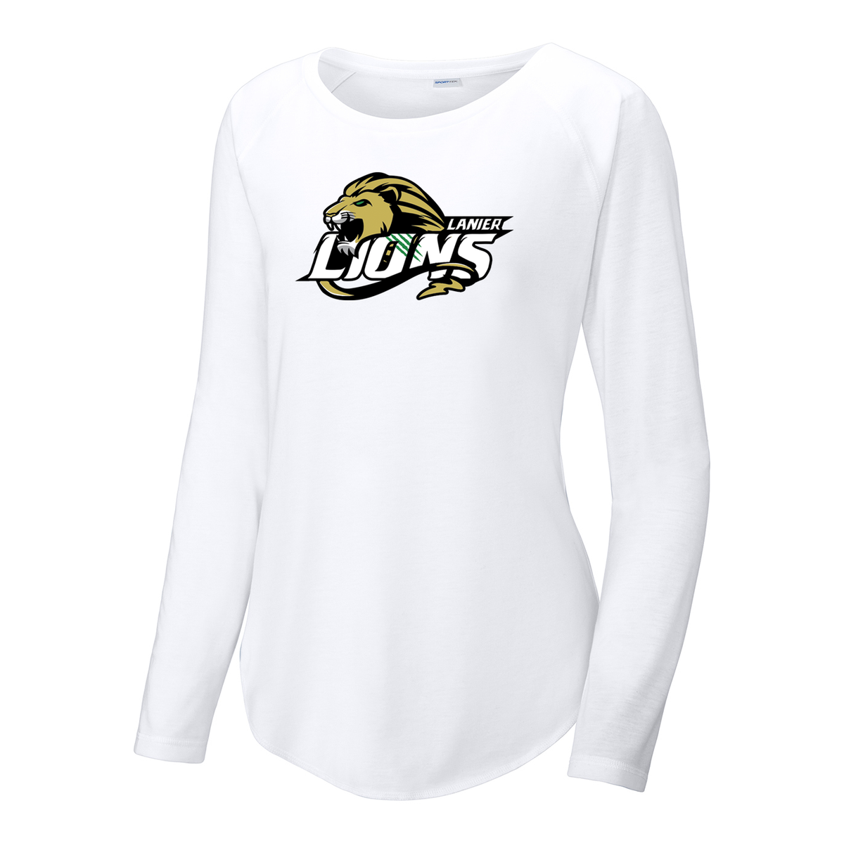 Lanierland Lions Women's Raglan Long Sleeve CottonTouch