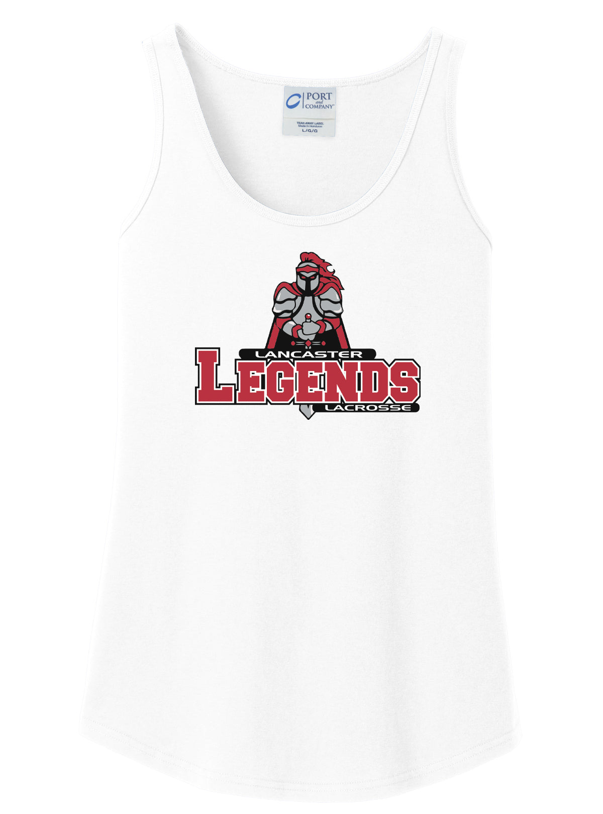 Lancaster Legends Lacrosse Women's White Tank Top