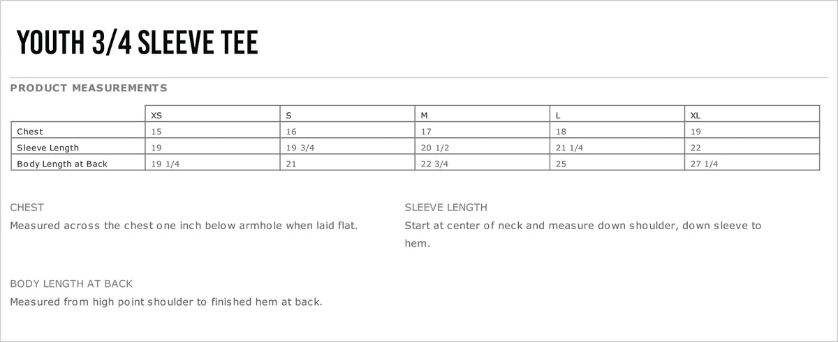 SWR Lacrosse 3/4 Sleeve Shirt