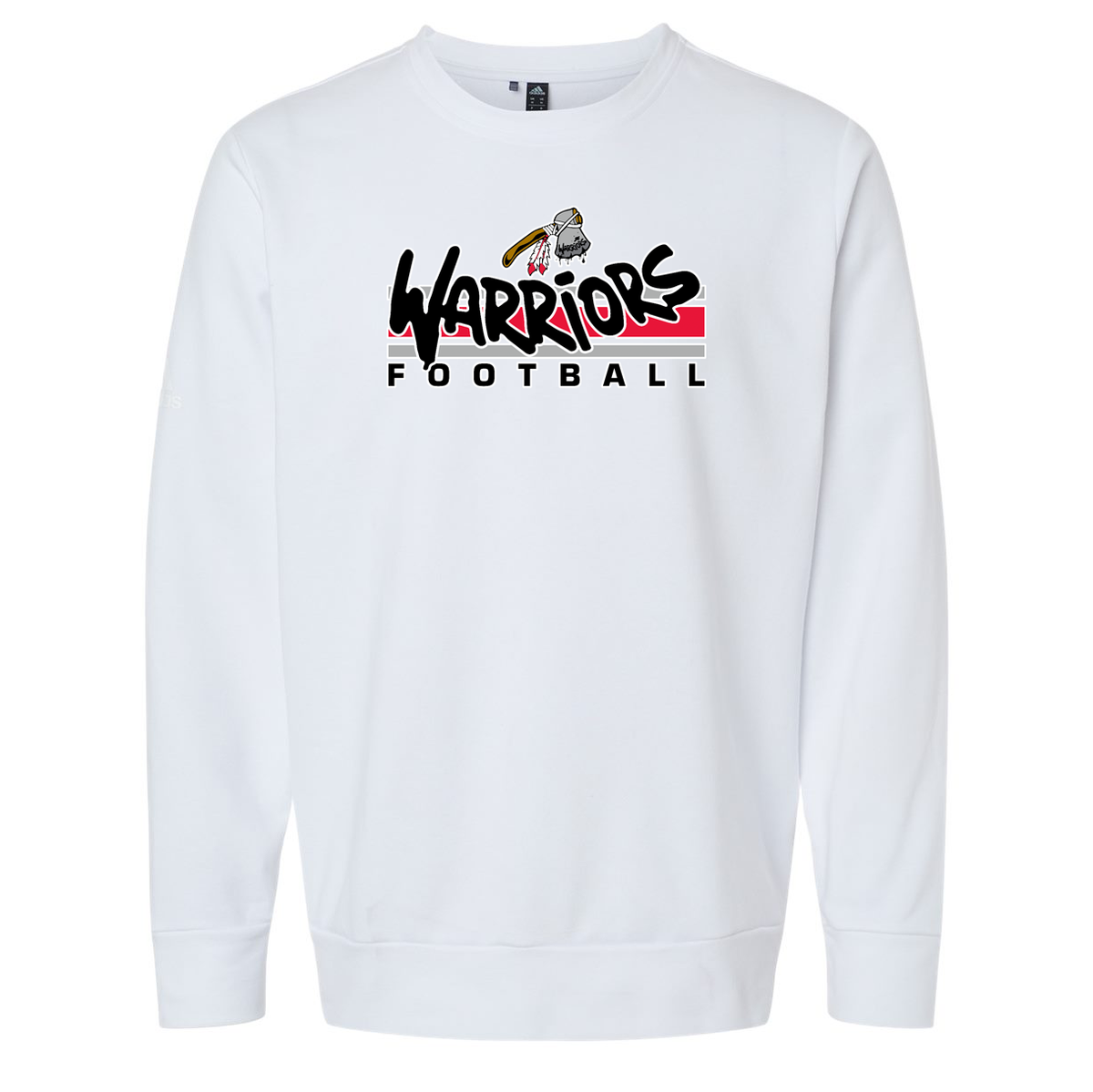 WV Warriors Football Adidas Fleece Crewneck Sweatshirt
