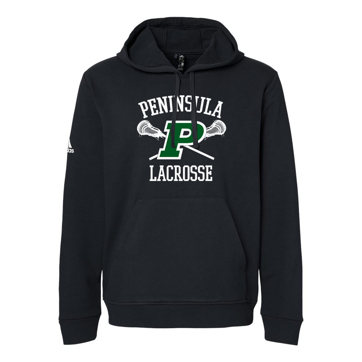 Peninsula Lacrosse Adidas Fleece Hooded Sweatshirt