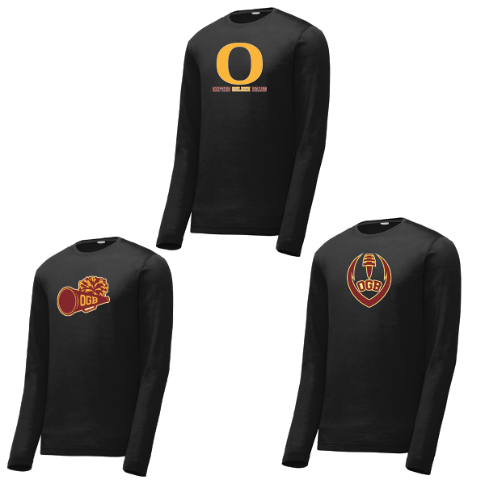 Oxford Golden Bears Long Sleeve CottonTouch Performance Shirt