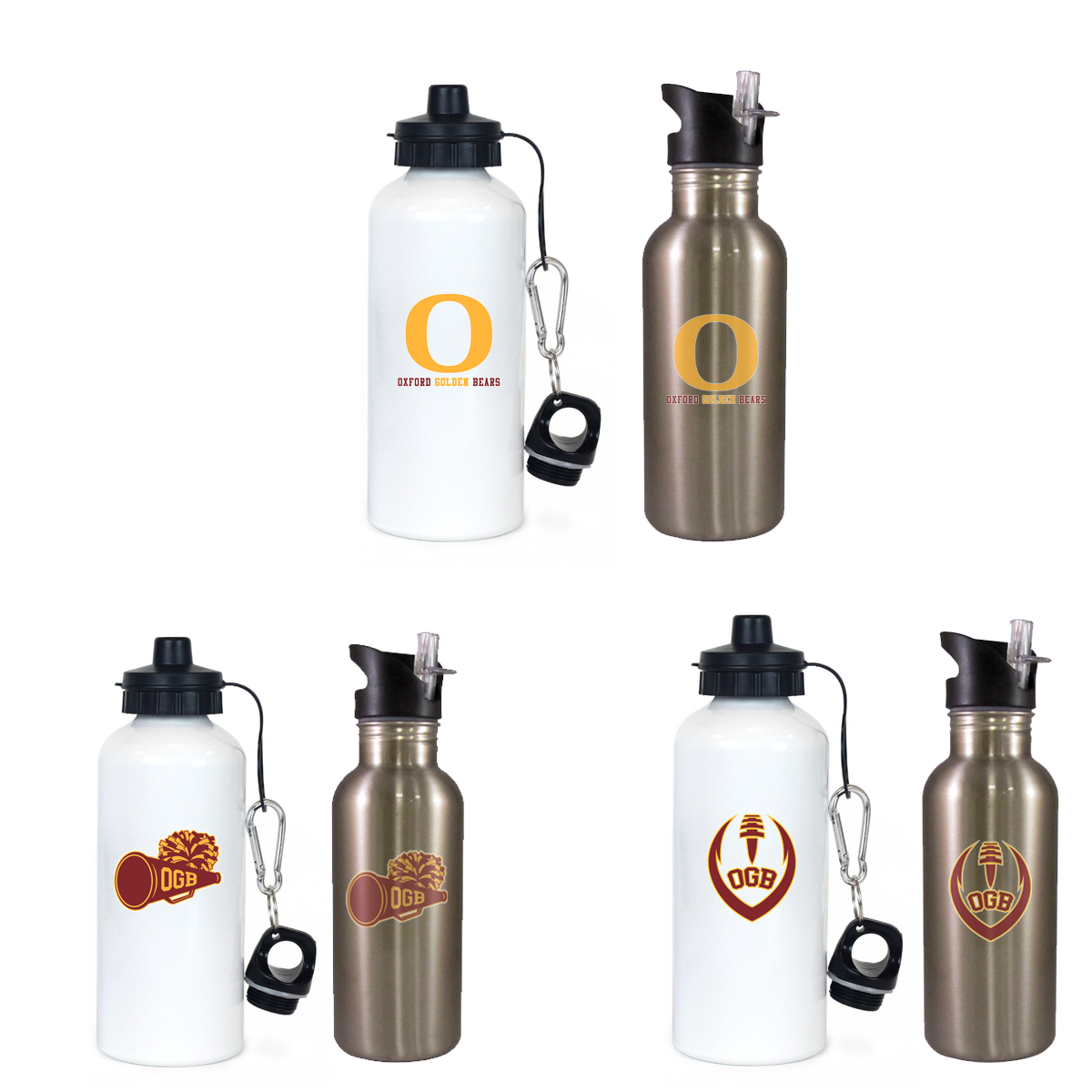Oxford Golden Bears Team Water Bottle
