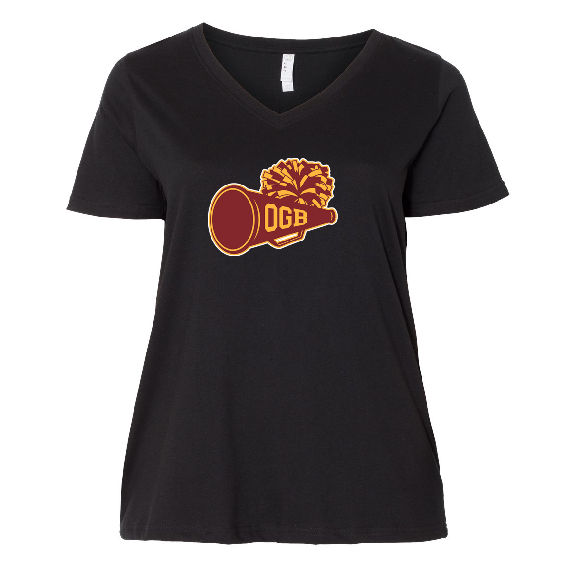 Oxford Golden Bears Curvy Womens T-Shirt