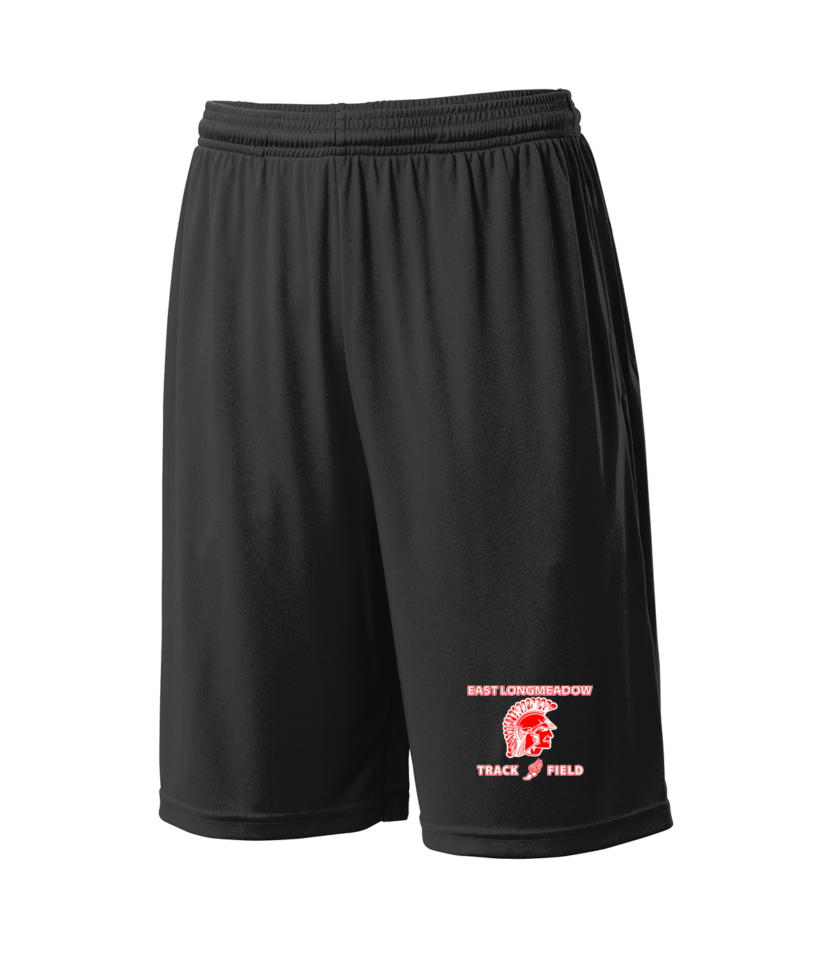 East Longmeadow Track and Field Black Shorts