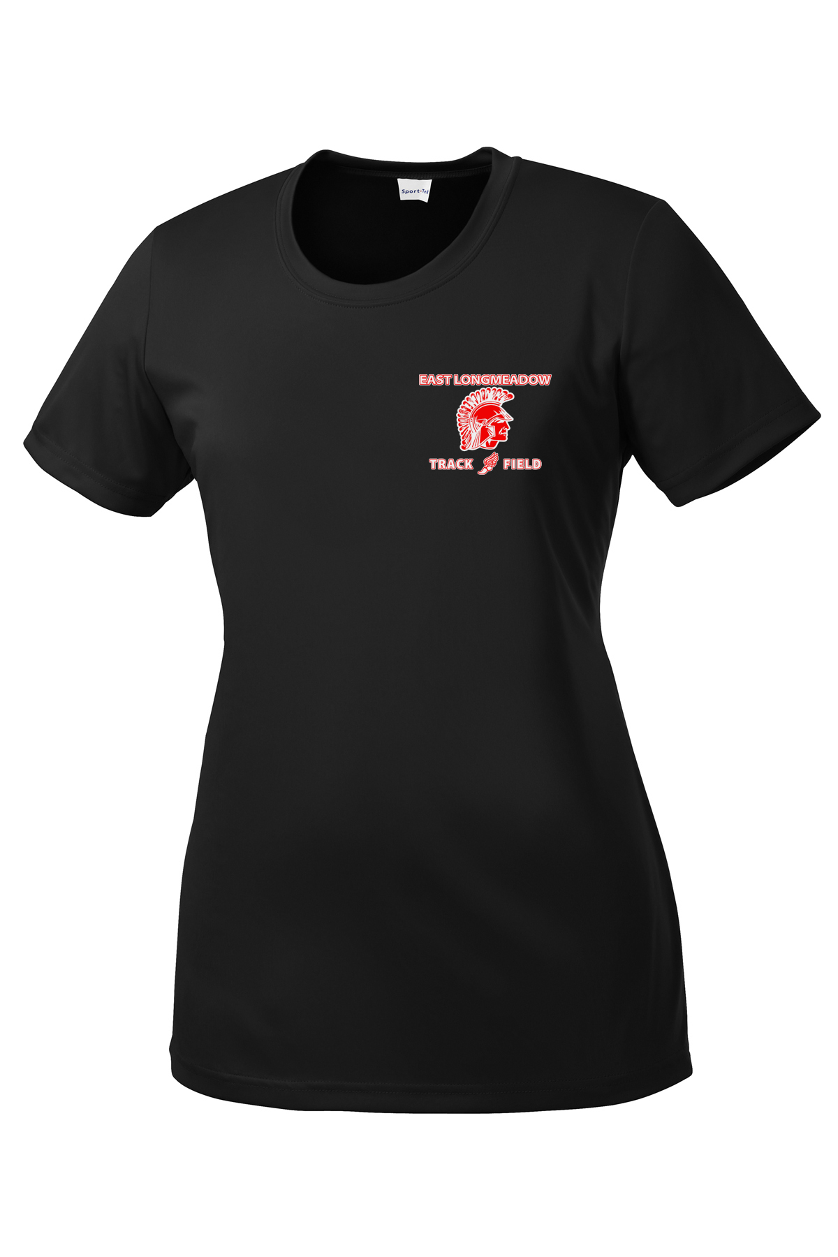 East Longmeadow Track and Field Women's Black Performance Tee