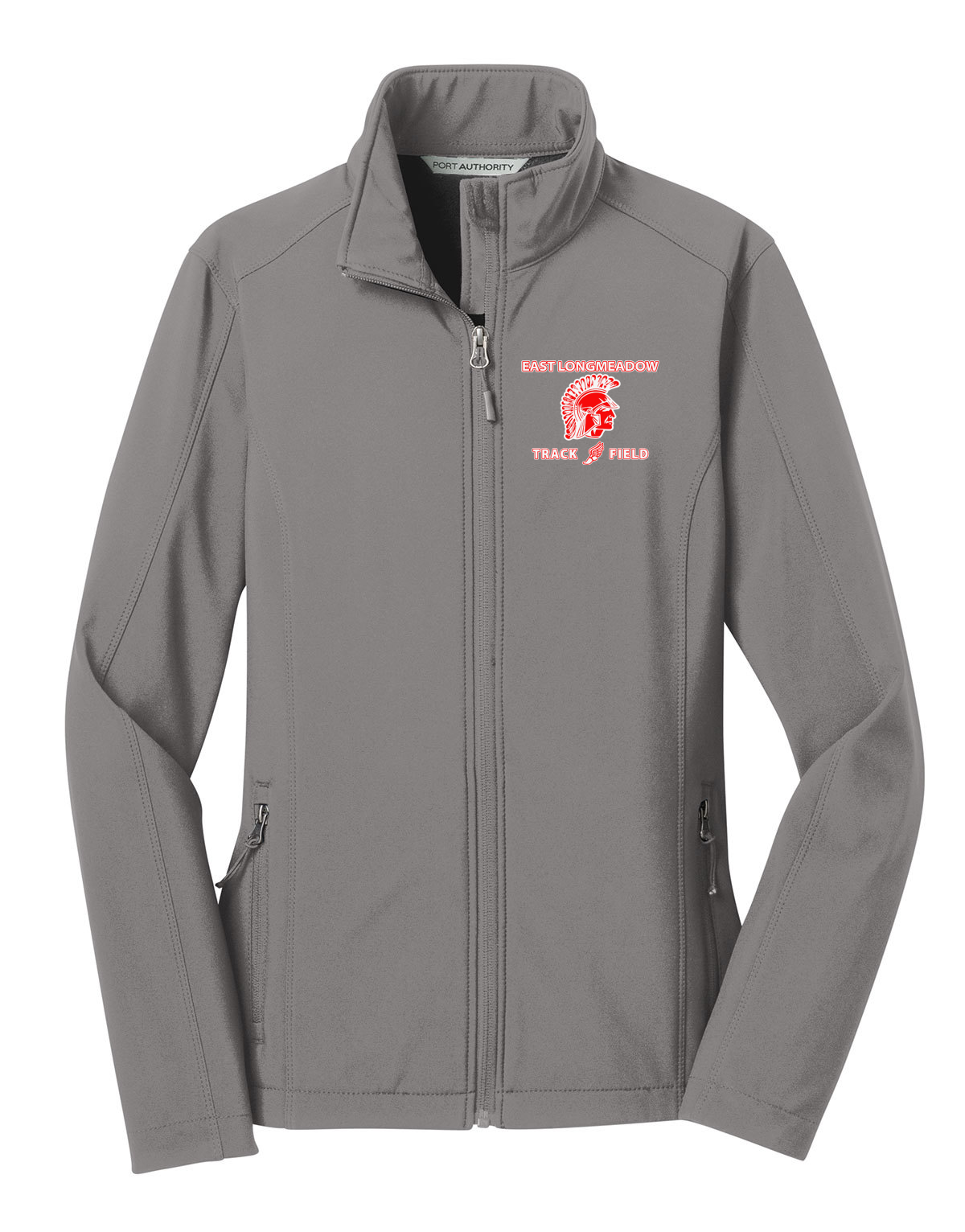 East Longmeadow Track and Field Women's Deep Smoke Soft Shell Jacket