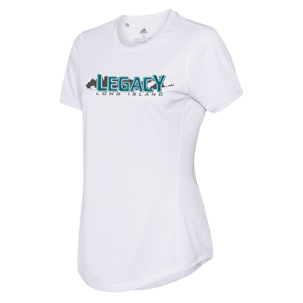 White adidas shirt top for girls