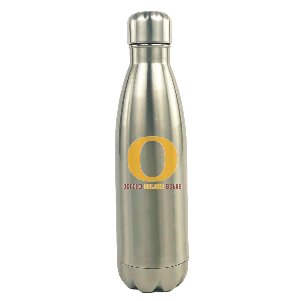 Oxford Golden Bears 17oz Stainless Steel Water Bottle