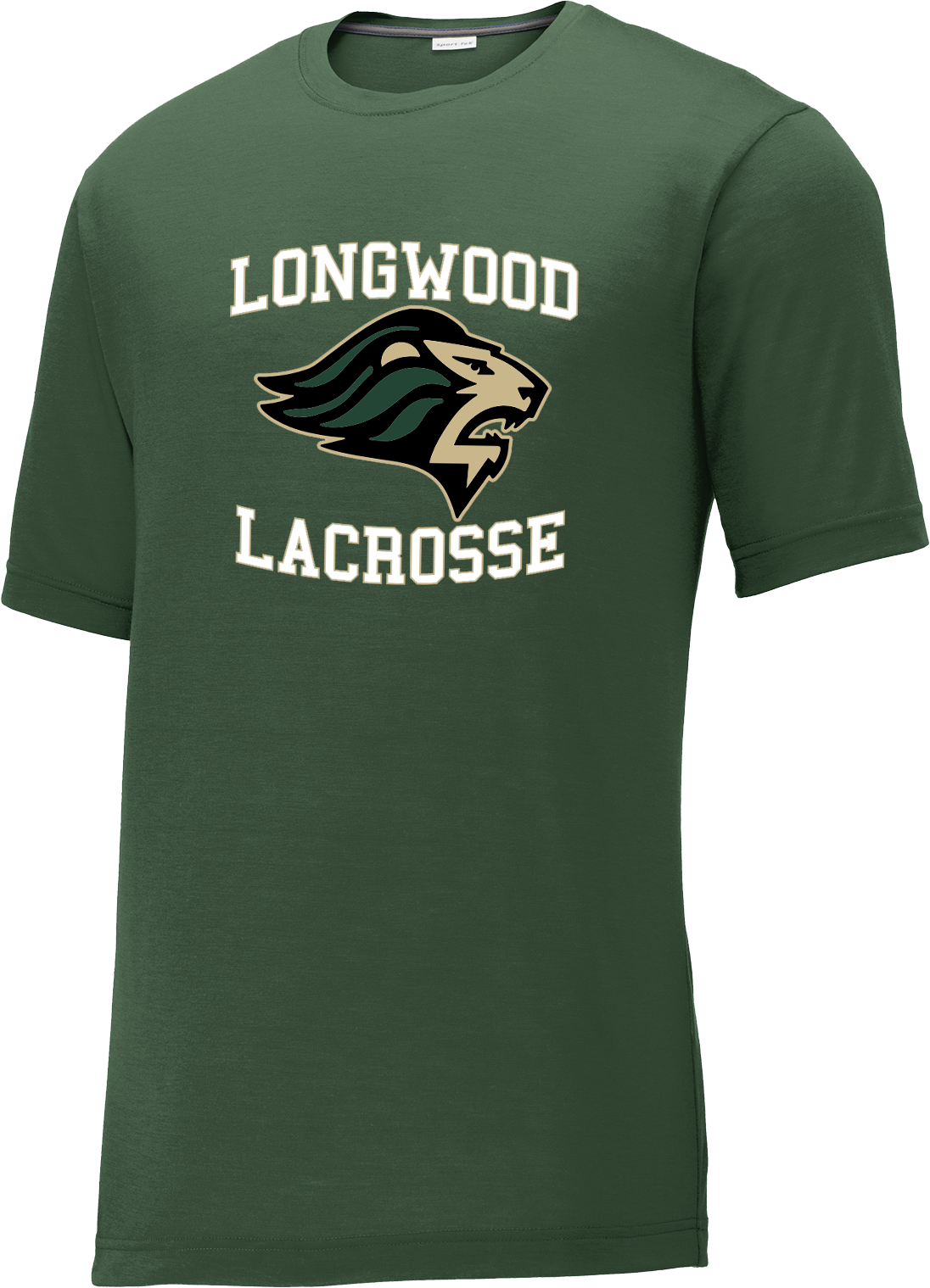Longwood Lacrosse Green CottonTouch Performance T-Shirt