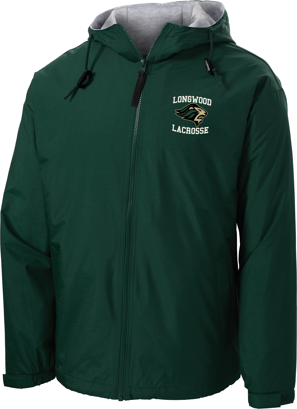 Longwood Lacrosse Green Hooded Jacket