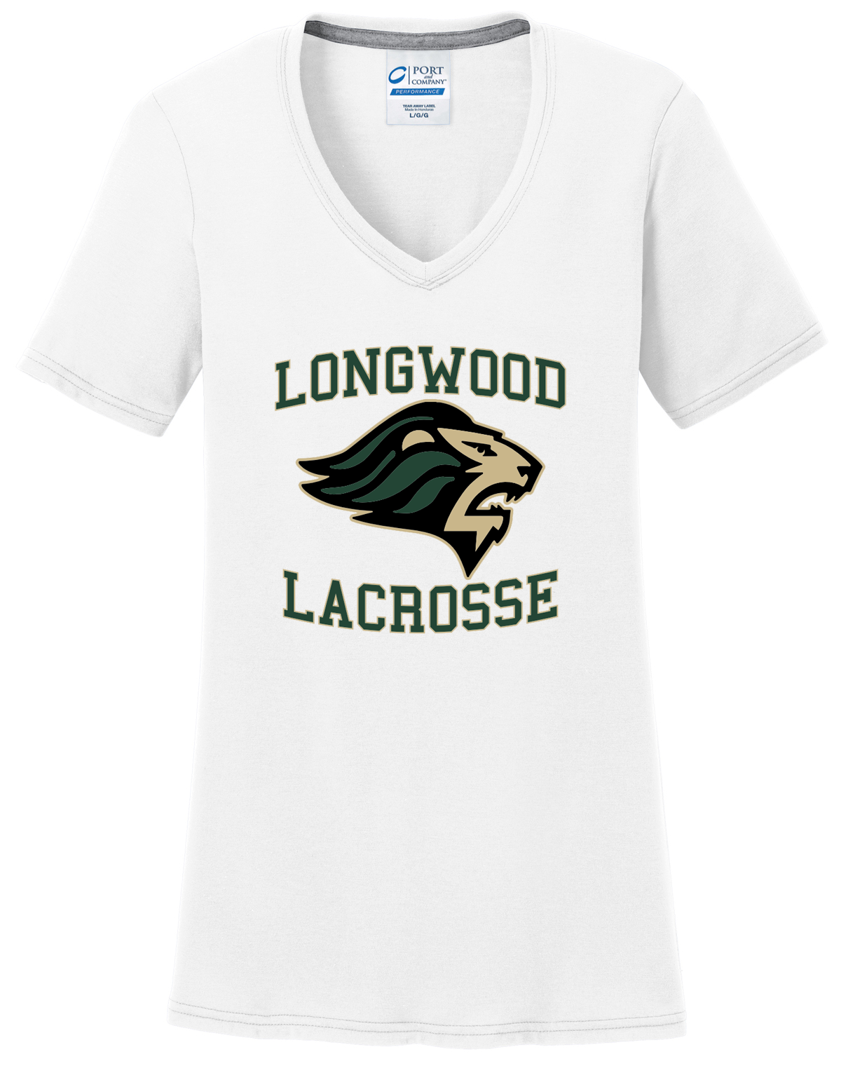 Longwood Lacrosse Women's White T-Shirt