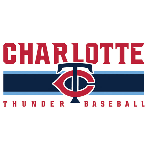 Charlotte Thunder Baseball 3/4 Sleeve Baseball Shirt – Blatant Team Store