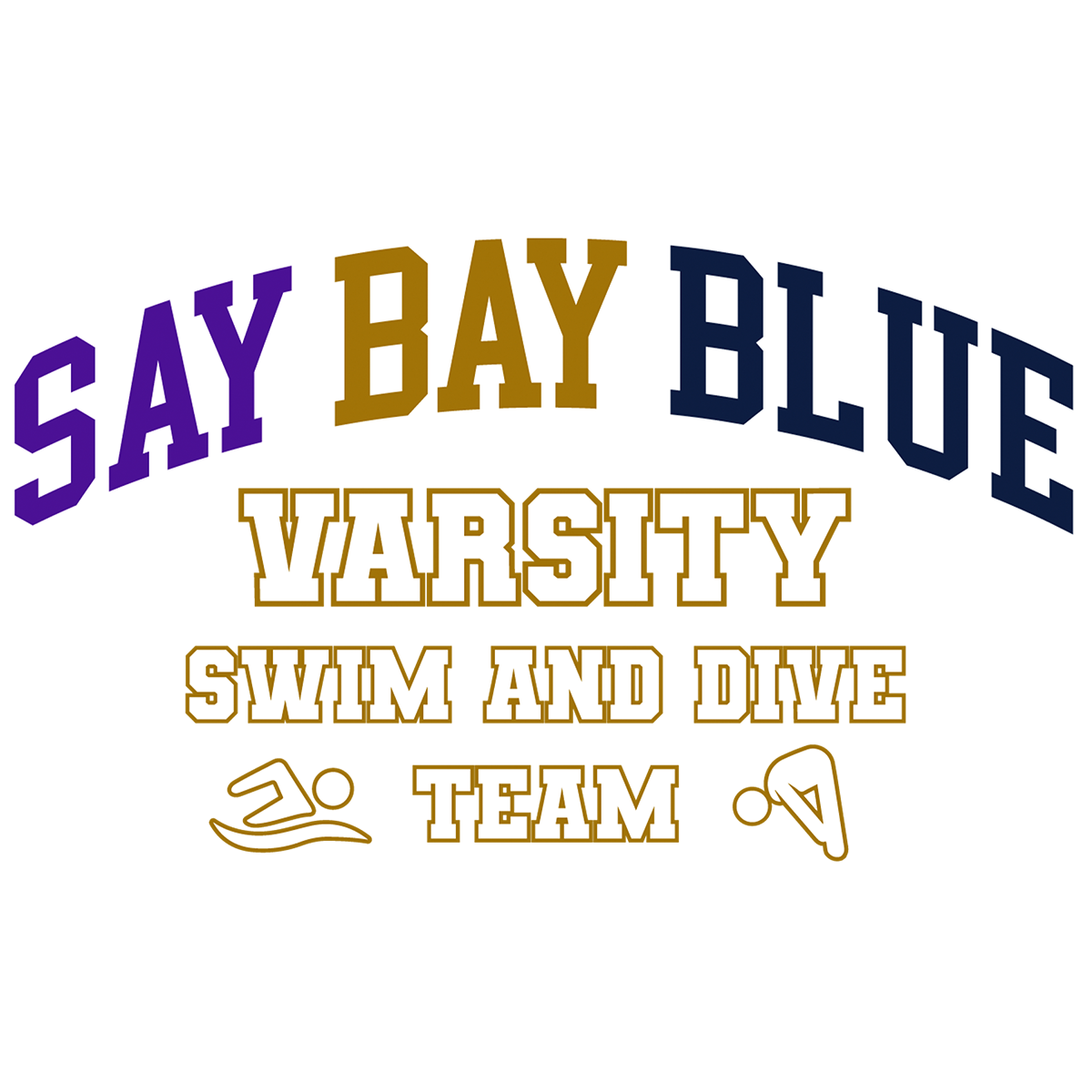 SayBayBlue Swim Team Store