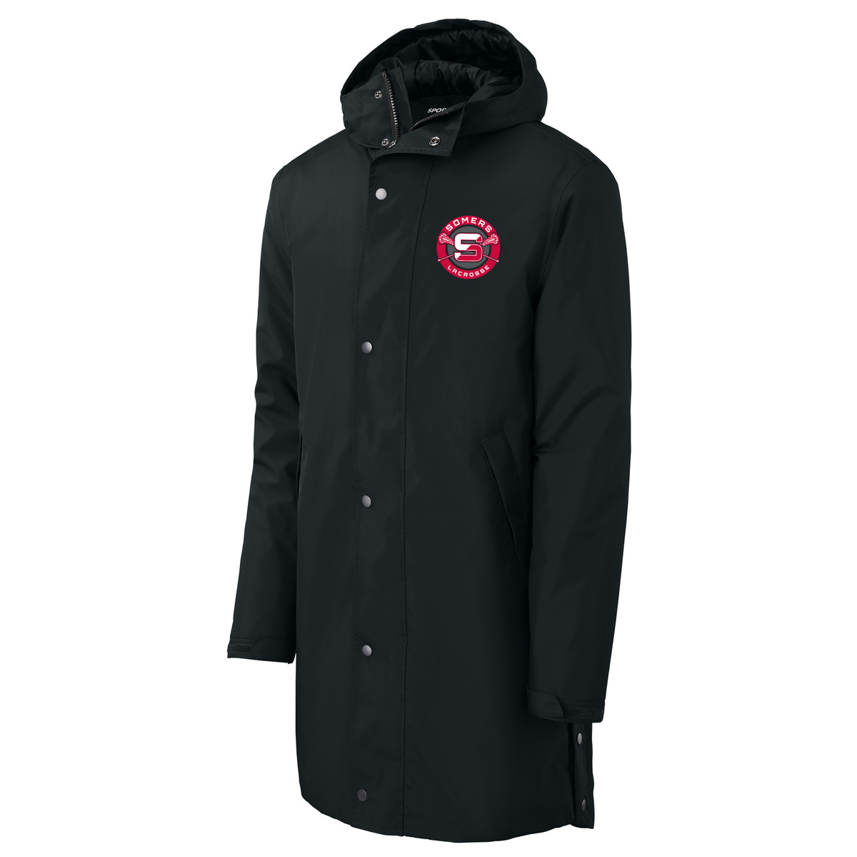 Somers Youth Lacrosse Sport-Tek Waterproof Insulated Sideline Parka