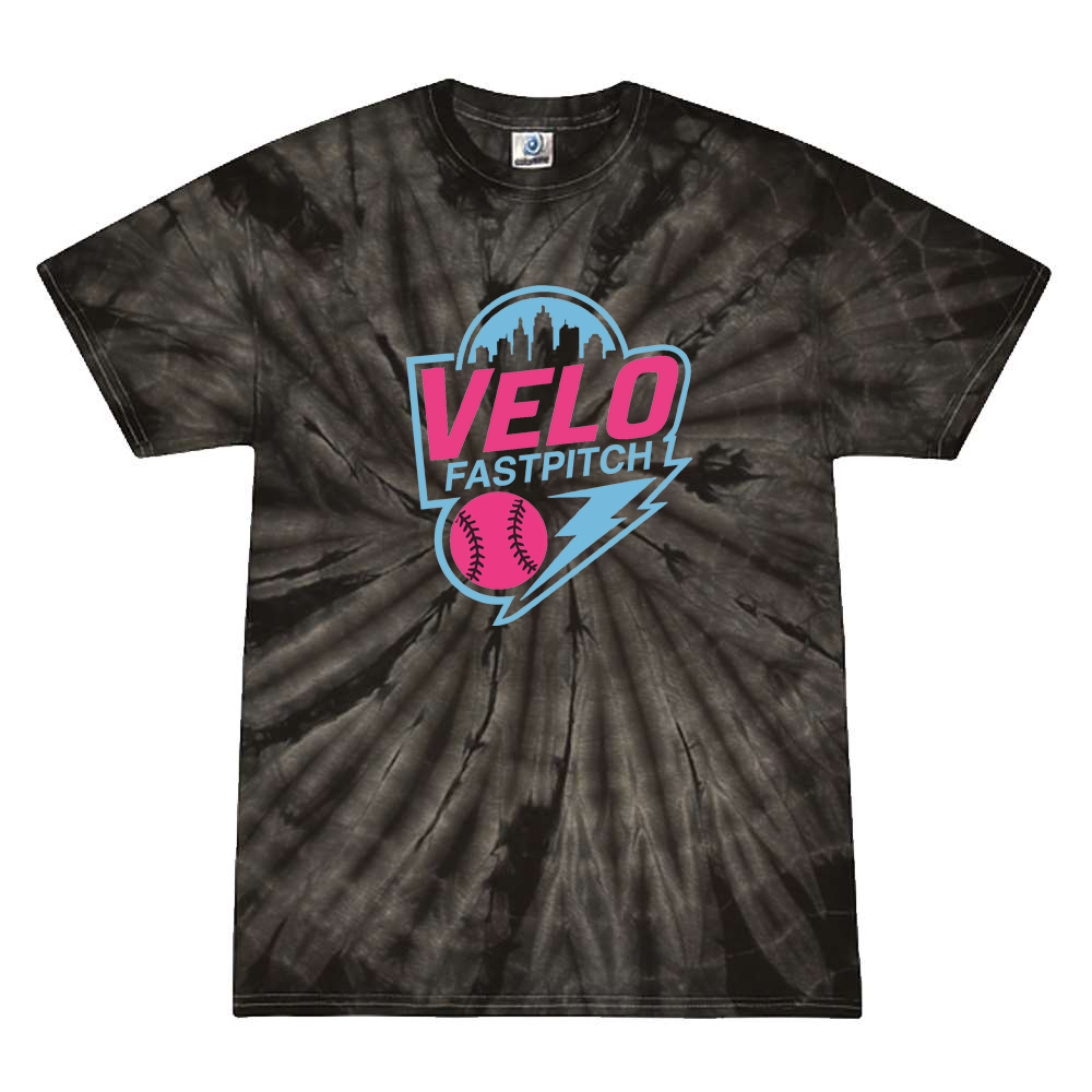 Velo Fastpitch Multi-Color Tie-Dyed T-Shirt