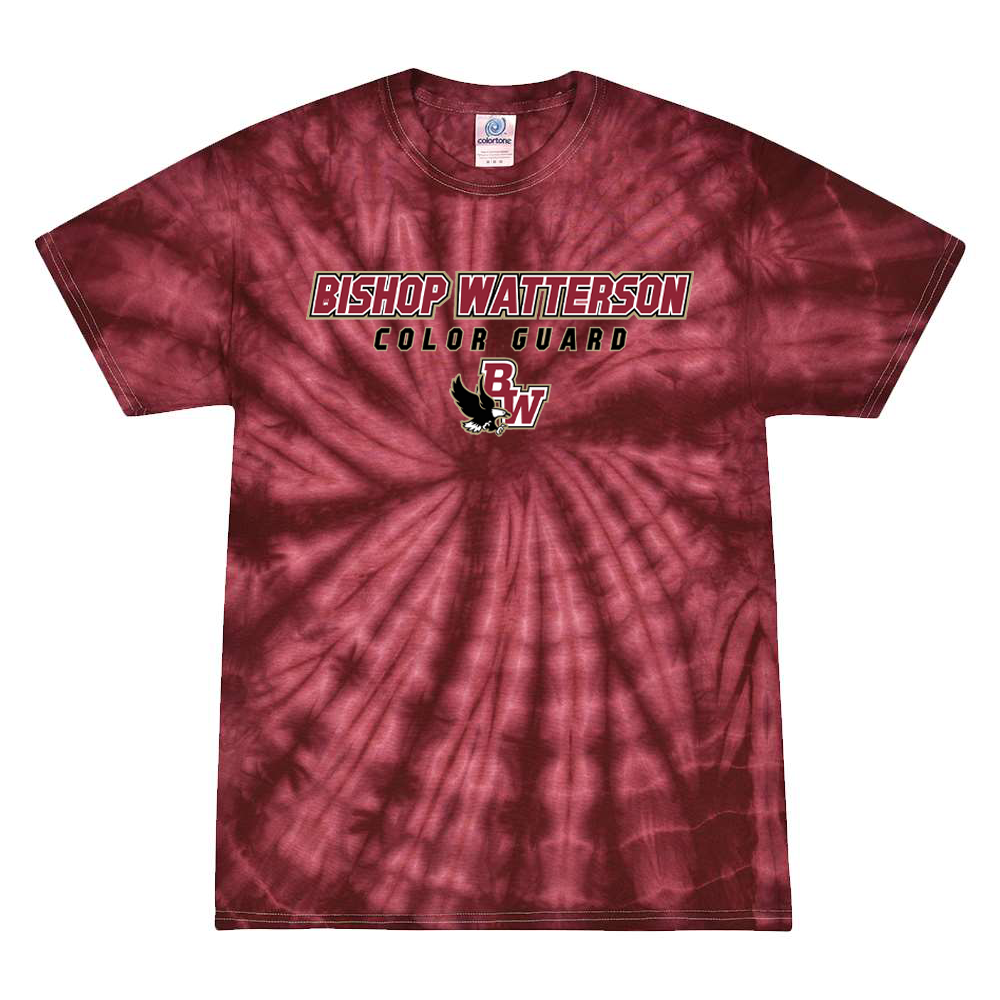 Bishop Watterson Color Guard Multi-Color Tie-Dyed T-Shirt