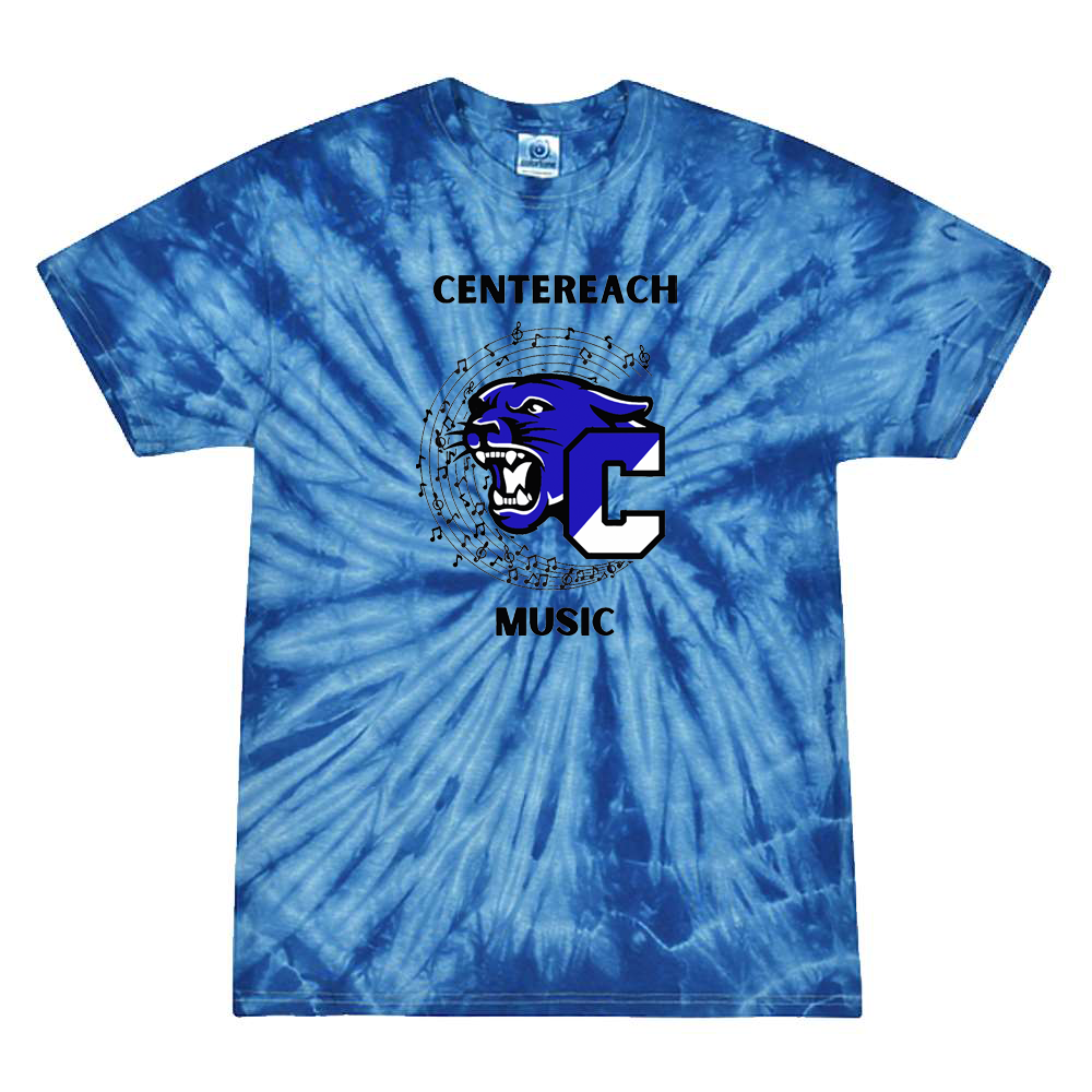 Centereach Music Multi-Color Tie-Dyed T-Shirt