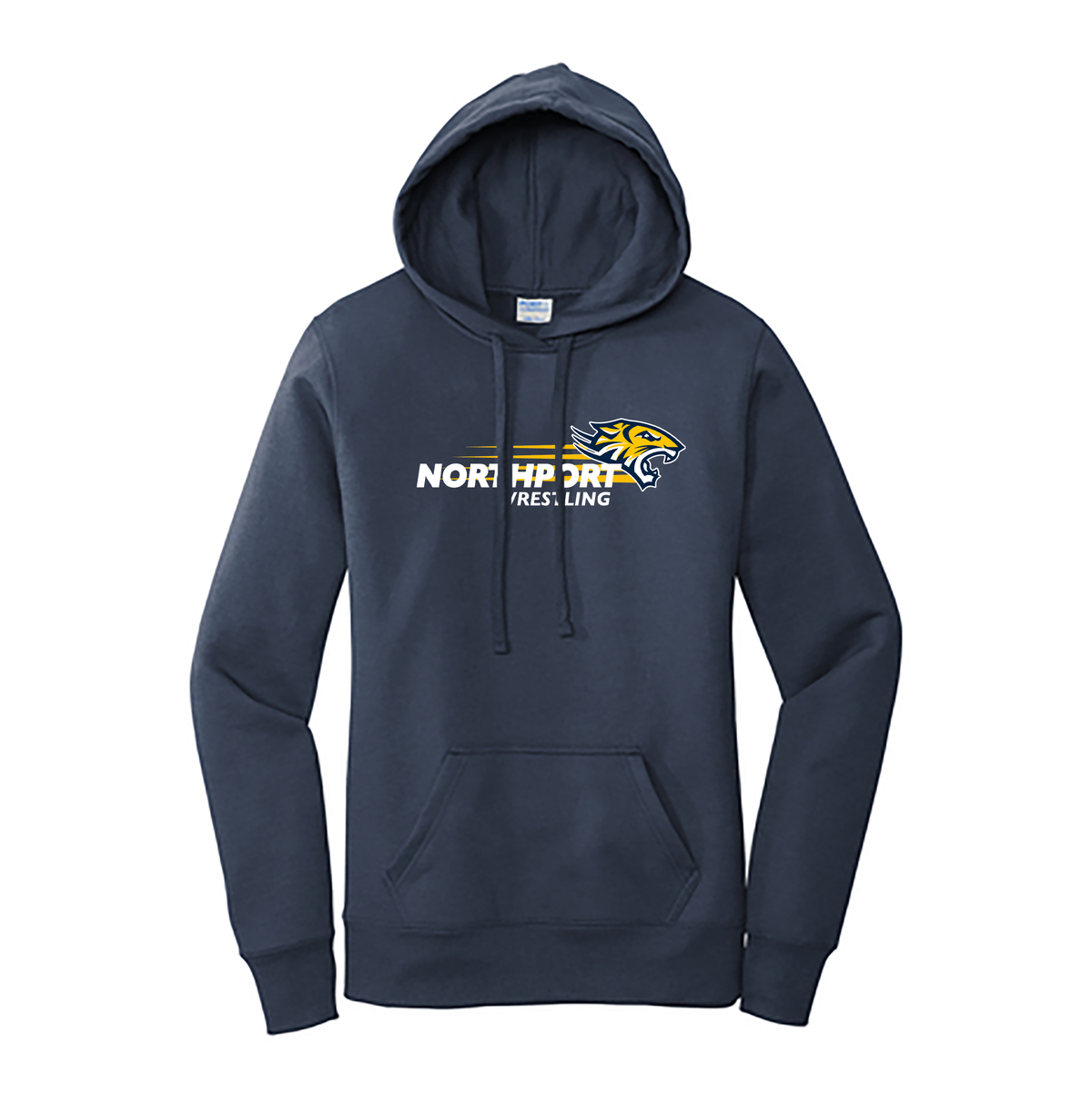 Northport Wrestling Ladies Core Fleece Pullover Hooded Sweatshirt