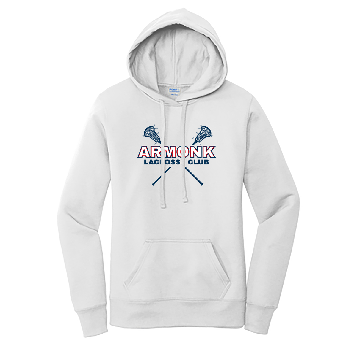 Armonk Lacrosse Club Ladies Core Fleece Pullover Hooded Sweatshirt (Adult Only)