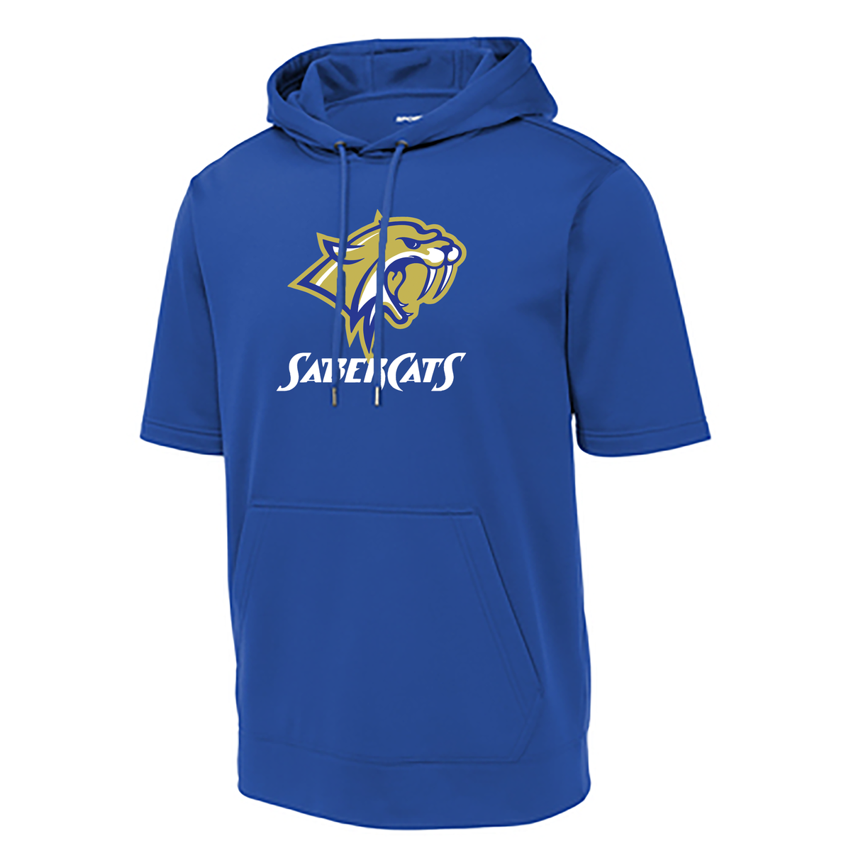 Waterford Sabercats Football Sport-Wick Fleece Short Sleeve Hoodie