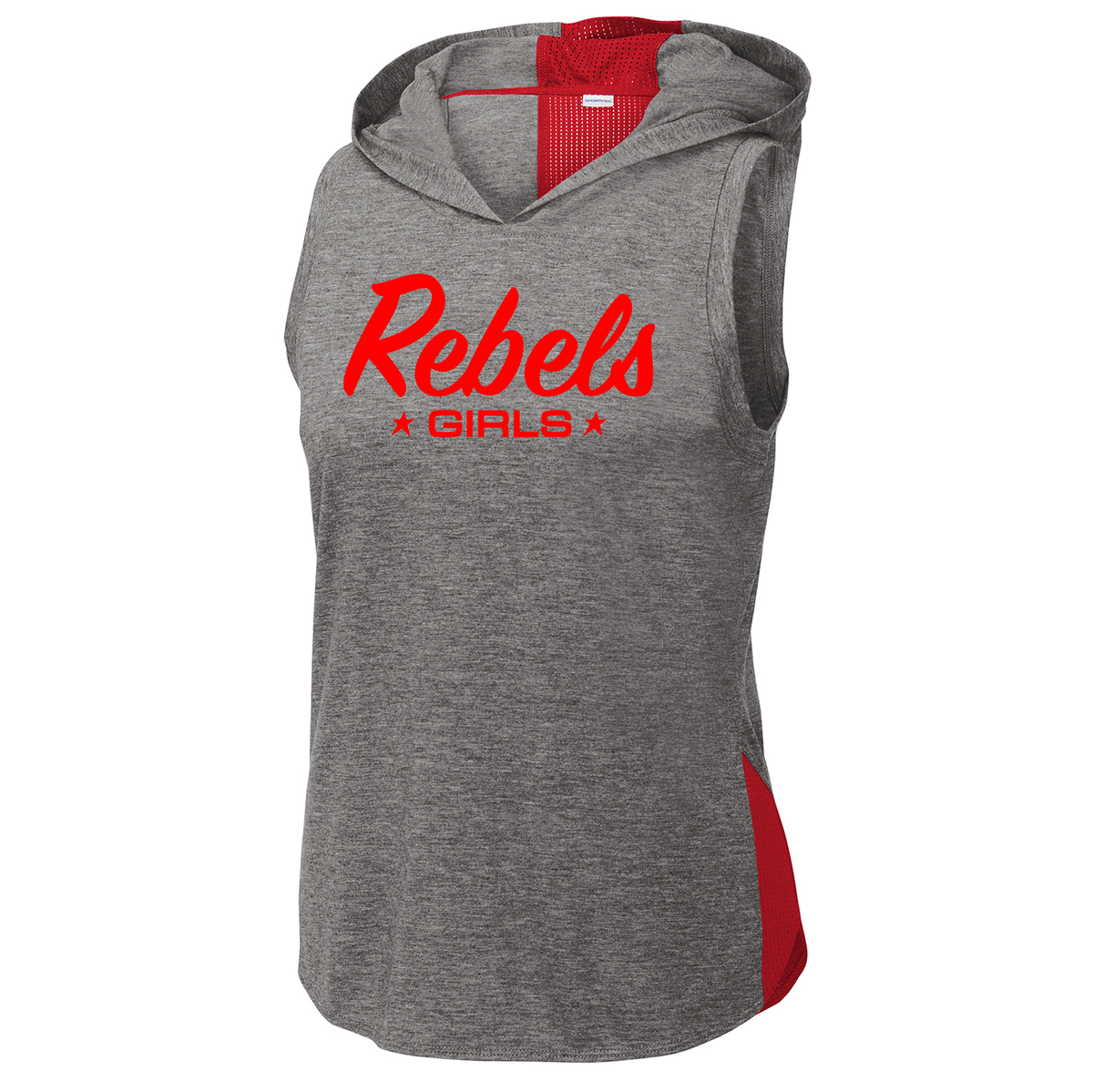 Rebels LC Girls Lacrosse Ladies Tri-Blend Hoodie Tank