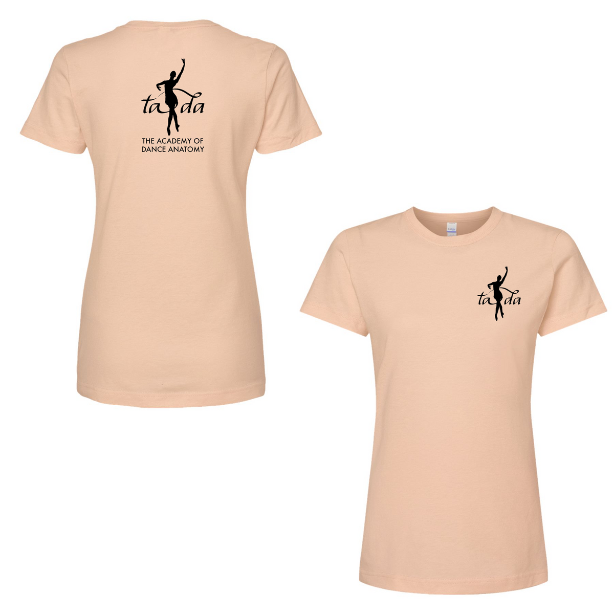 The Academy of Dance Anatomy Women's Classic Fit Fine Jersey T-Shirt